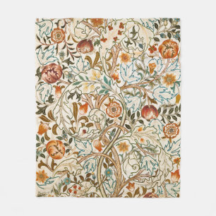 Couverture Polaire Art floral vintage de l'acanthe de William Morris