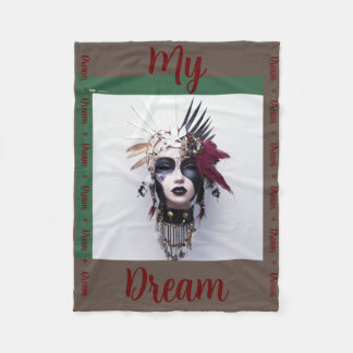 Couverture Polaire Art gothique indien de la coiffure : Puissance de