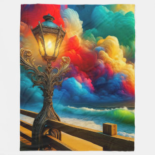 Couverture Polaire Art Lamppost