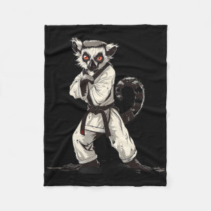 Couverture Polaire Art martial du lémurien de judo kickboxing taekwon