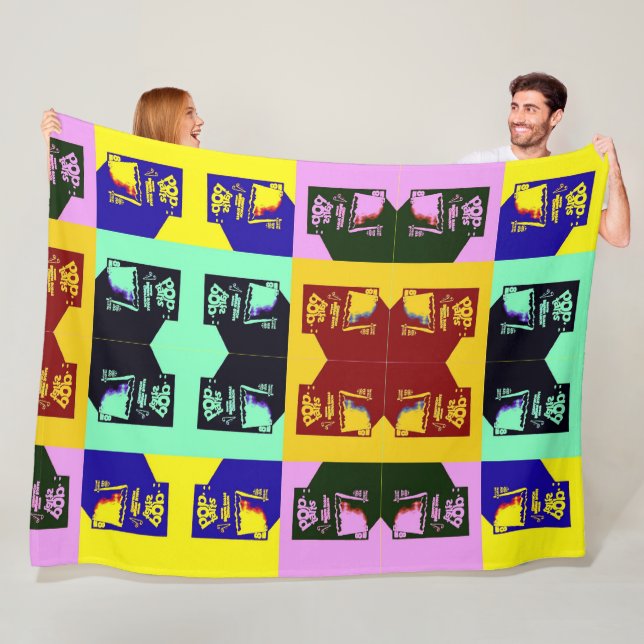 Couverture Polaire Art pop (En situation)