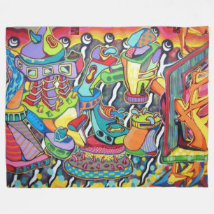 Couverture Polaire Art urbain 1.