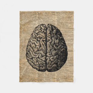 Couverture Polaire Art vintage de dictionnaire d'illustration