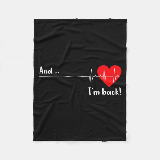 Couverture Polaire Artery Open, Heart Diseases Surgery Heartbeat  (Devant)