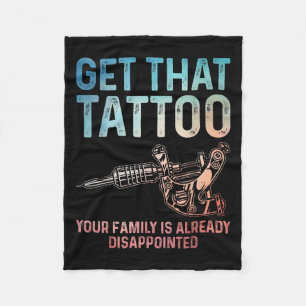 Couverture Polaire Artiste De Tatouage Drôle Art Pour Hommes Femmes T