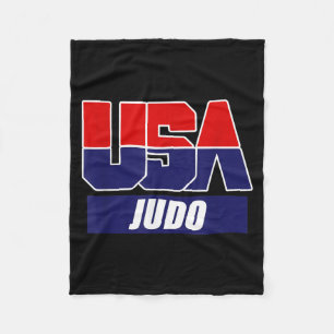 Couverture Polaire Arts martiaux de judo Équipe USA 2024