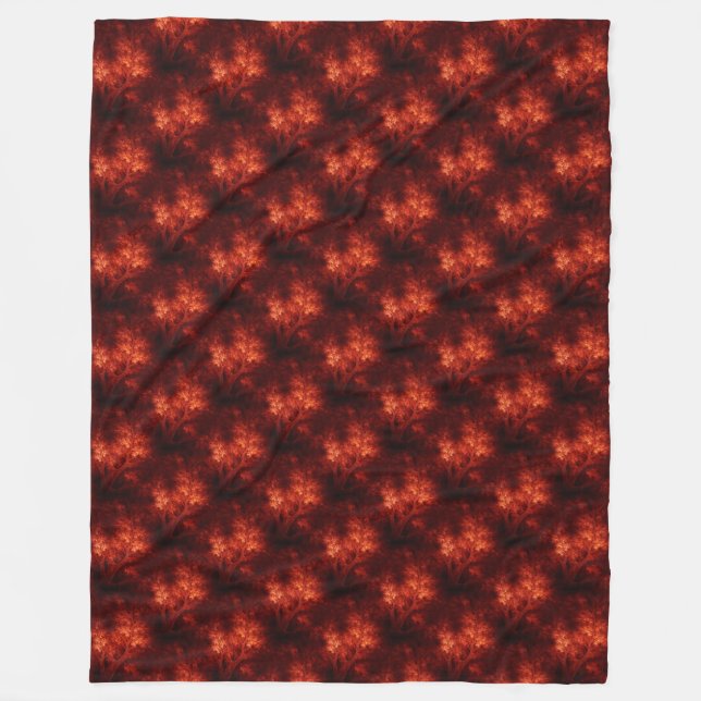 Couverture Polaire Artsy Orange (Devant)