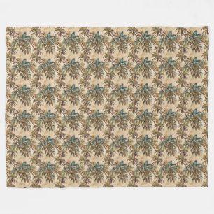 Couverture Polaire Arty Aquarelle Cocout Palm