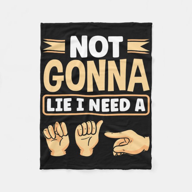 Couverture Polaire Asl Alphabet American Sing Language Asl Teacher I  (Devant)