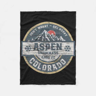 Couverture Polaire Aspen Colorado Rocky Mountains Tee Hiking Camping 