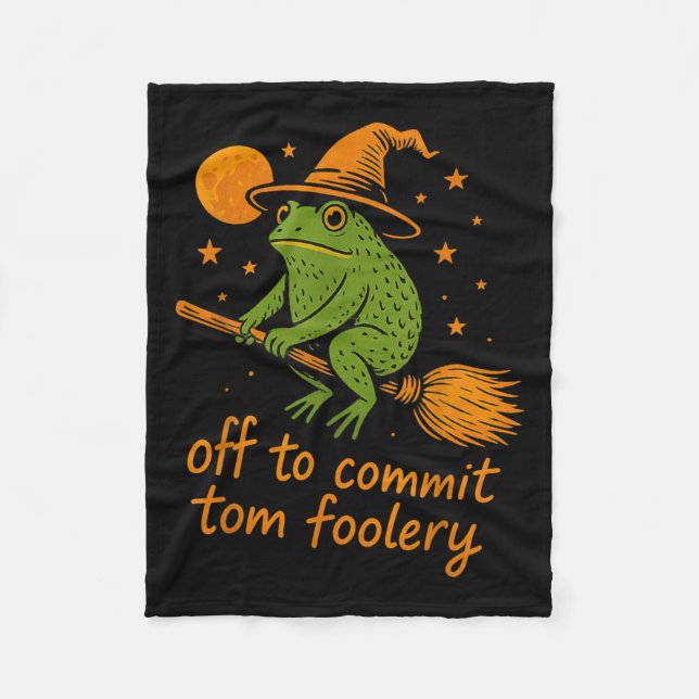 Couverture Polaire Assistant Grenouille Whimsical - Désactivé Pour Co (Devant)