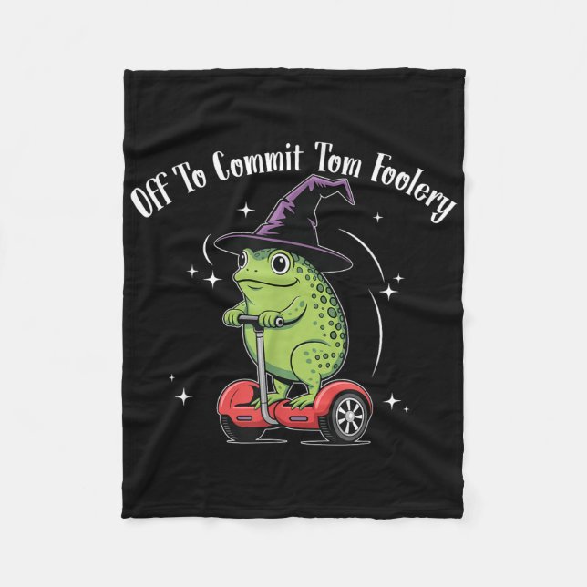 Couverture Polaire Assistant Grenouille Whimsical Désactivé Pour Enga (Devant)