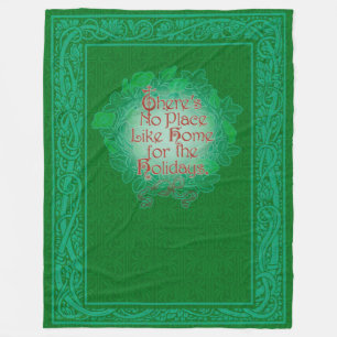 Couverture Polaire Assistant vintage de Oz Fleece Blanket de Noël