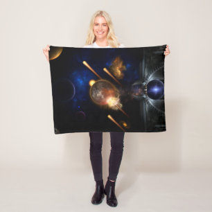 Couverture Polaire Astéroïde Apocalypse Fractage Art Spacescape