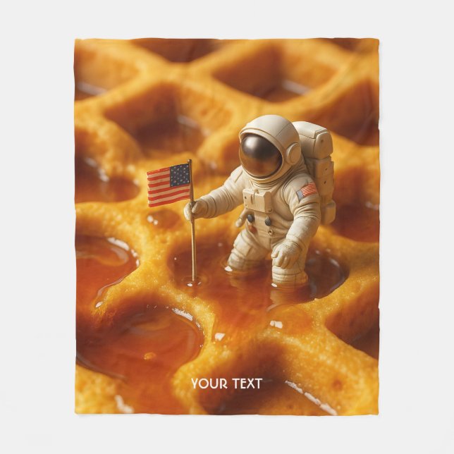 Couverture Polaire Astronaut Imaginaire Sur L'Érable (Devant)