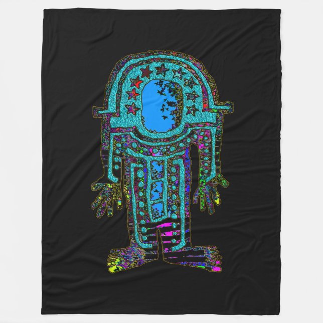 Couverture Polaire Astronaute antique (Devant)