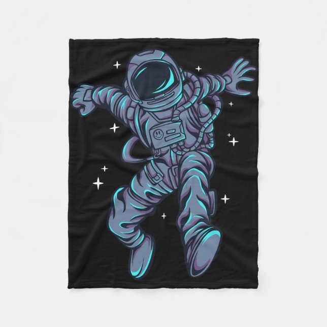 Couverture Polaire Astronaute Astrostar Dans L'espace (Devant)