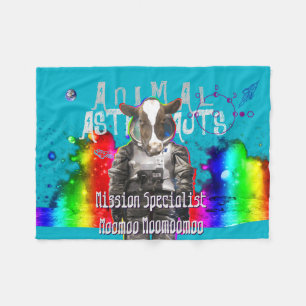 Couverture Polaire Astronaute d'animal de spécialiste en mission