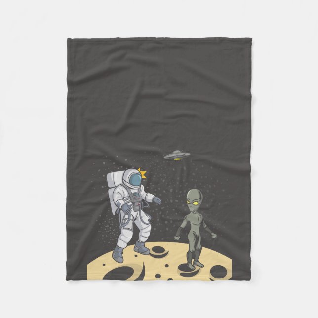 Couverture Polaire Astronaute et extraterrestre   (Devant)