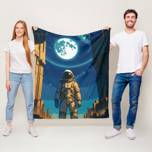 Couverture Polaire Astronaute sous la porte céleste (En situation)