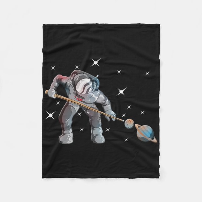 Couverture Polaire Astronomie Galaxy Billard Lecteur Astronaut Pool P (Devant)
