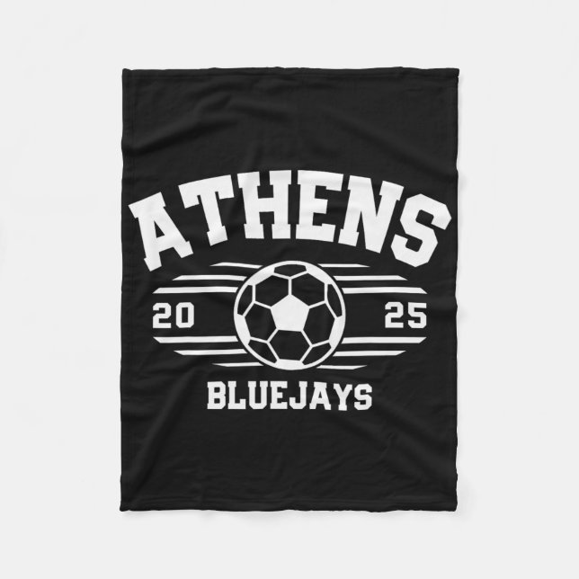 Couverture Polaire Athens Bluejays Soccer Byll 2025 Hs  (Devant)