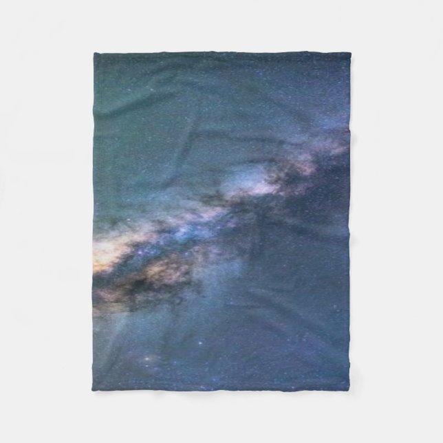 Couverture Polaire Attendez la vague ! Cuddle up Blue Fleece Jetez ! (Devant)