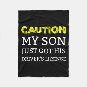 Couverture Polaire Attention Mon Fils Vient D'obtenir Son Permis De C