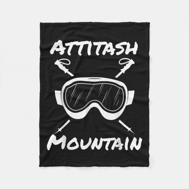 Couverture Polaire Attitash Mountain Bartlett New Hampshire Ski Go (Devant)