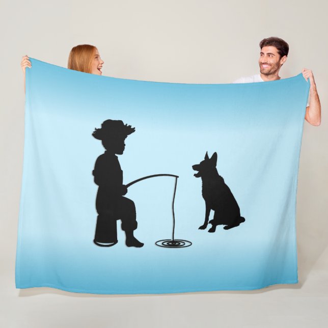 Couverture Polaire Au trou de pêche (En situation)