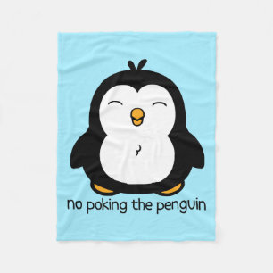 Couverture Polaire Aucun pousser le pingouin
