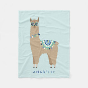 Couverture Polaire Aucun Prob - lama - enfants personnalisés