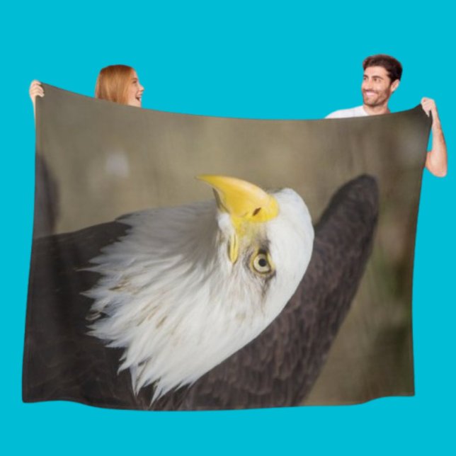 Couverture Polaire Audace du Pygargue à tête blanche – Plaid en molle (Créateur téléchargé)