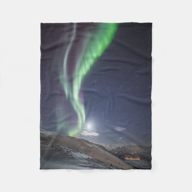 Couverture Polaire Aurora Borealis Norvège (Devant)