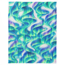 Aurore Boréale Motif Abstrait