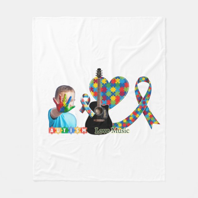 Couverture Polaire Autism (Devant)