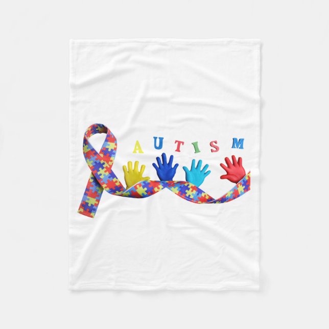 Couverture Polaire Autism (Devant)