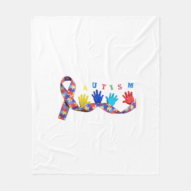 Couverture Polaire Autism (Devant)