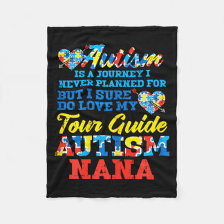 Couverture Polaire Autism Journey Never Planned Tour Guide Nana Grand