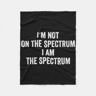 Couverture Polaire Autism Shirt Drôle Je ne suis pas sur le spectre J