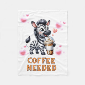 Couverture Polaire Autocollant T Café Zèbre nécessaire