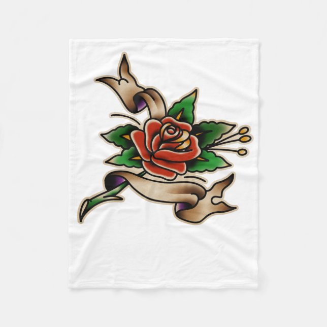 Couverture Polaire Autocollant Trad Tattoo 005  (Devant)