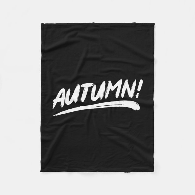 Couverture Polaire Automne ! - cela dit automne dans un style coup de (Devant)