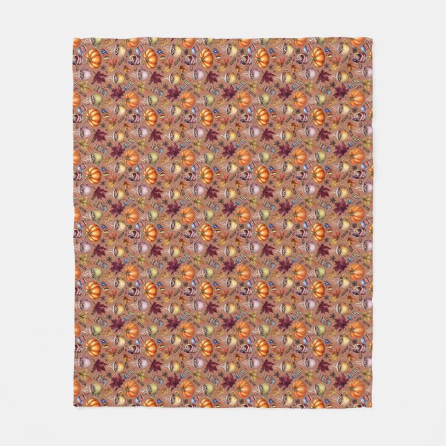 Couverture Polaire Automne Cosy (Devant)
