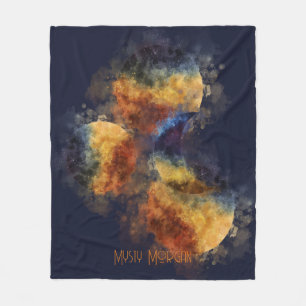 Couverture Polaire Automne mystique de la marine noire