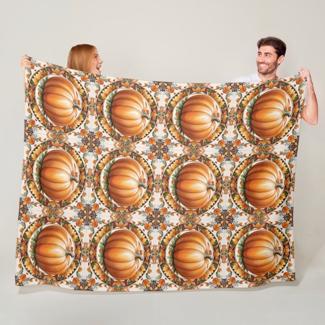 Couverture Polaire Automne Thanksgiving Populaire Collection de citro (En situation)