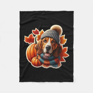 Couverture Polaire Autumn Fall Bracco Italiano Dog Owner Thanksgiving