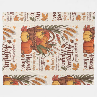 Couverture Polaire Autumn magic harvest time stylish Blanket New Home