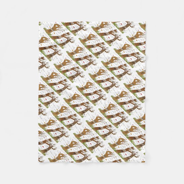 Couverture Polaire Autumn Trees Fleece Blanket (Devant)