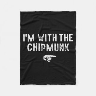 Couverture Polaire Avec la tenue paresseuse assortie au chipmunk Hall